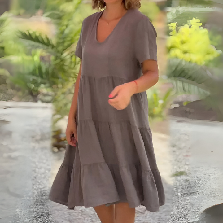 Luce | Flowing V-Neck Dress